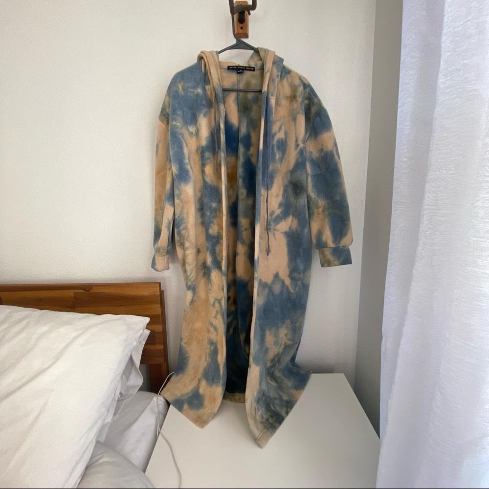 Grunge Longline Hoodie, Womens Sized Small, Like New